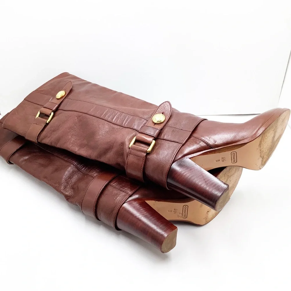 {Coach}Sage Pebble Leather Boot - Picture 8 of 13